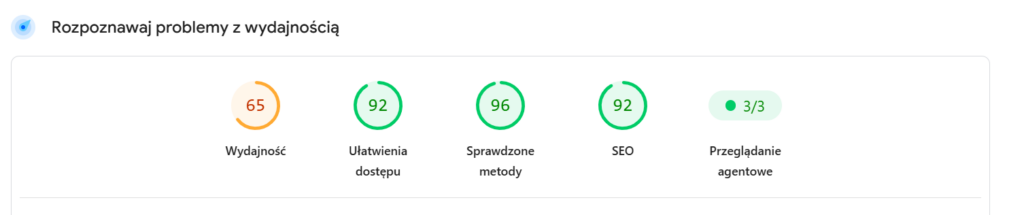 PageSpeed Insights PrestaShop – dane laboratoryjne i rzeczywistych użytkowników